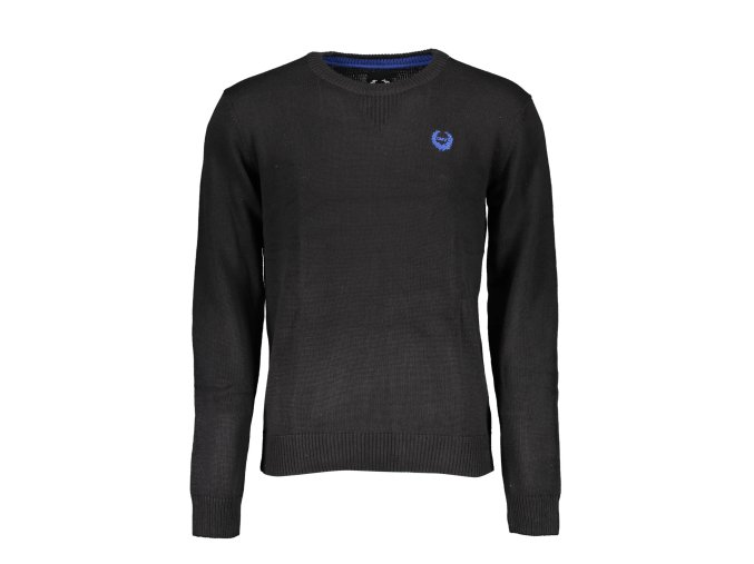 Elegantný Pánsky Pulóver GIAN MARCO VENTURI Čierna (Velkost 2XL, Farba Čierna)
