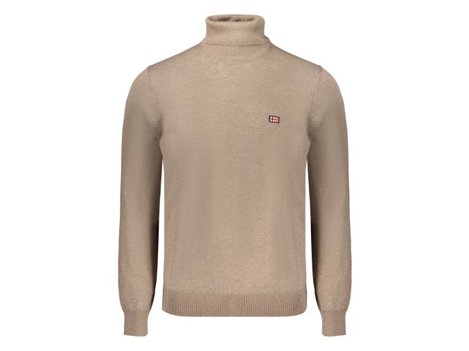 Elegantný Pánsky Pulóver NORWAY 1963 Hnedá (Velkost 3XL, Farba Hnedá)