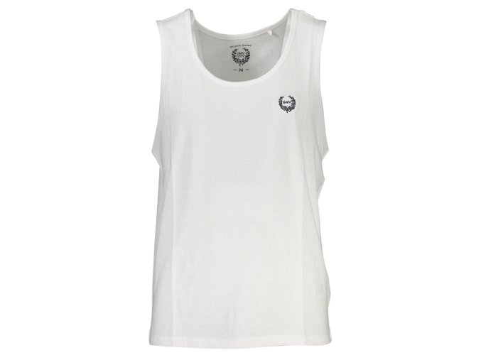 Štýlové Pánske Tričko bez rukávov GIAN MARCO VENTURI Biela (Velkost 2XL, Farba Biela)