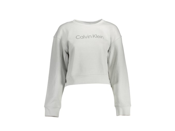 Športová Dámska Mikina bez zipsu   CALVIN KLEIN  Šedá (Velkost XL, Farba Šedá)