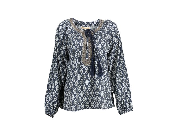 Elegantná Dámska Košeľa KOCCA Modrá (Velkost S, Farba Modrá)