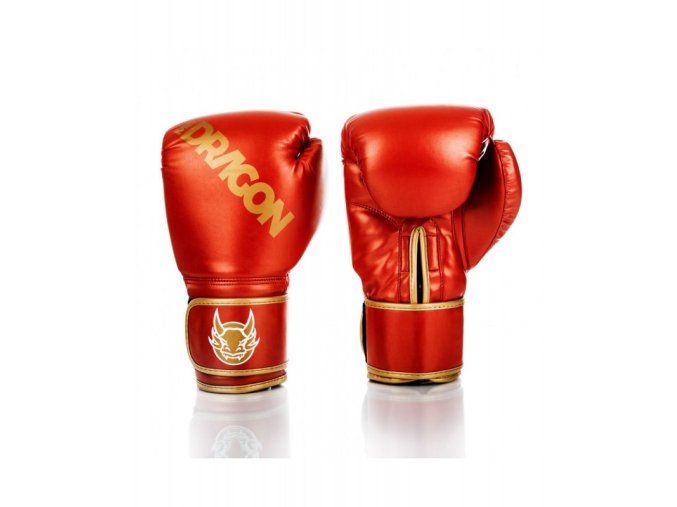 Profesionálne Boxerské rukavice DRAGON Elite – 10/12/14 oz Červená
