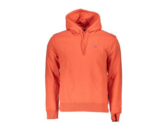 Športová Pánska Mikina bez zipsu NAPAPIJRI Červená (Velkost 2XL, Farba Červená)