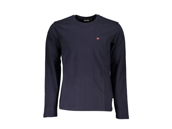 Štýlové Pánske Tričko s krátkym rukávom NAPAPIJRI Modrá (Velkost 2XL, Farba Modrá)