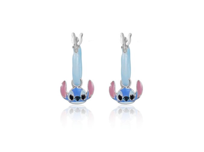 13027 disney detske nausnice mini stitch stribrne es00100sl cs