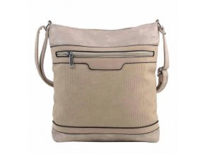 Hnedo-béžová crossbody dámska kabelka FB1913