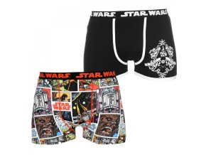 Character 2 Pack Boxers Mens (Veľkosť XXL, Farba Star Wars)