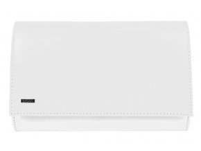 Luxusná biela matná dámska listová kabelka SP100 GROSSO