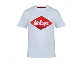 Lee Cooper Logo Pánske Tričko Biele