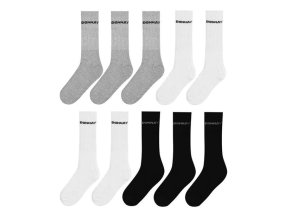 Donnay Pánske Športové Ponožky 10Pack Biele Čierne Šedé