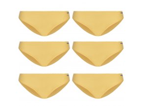 MONT EMILIAN "Lille" Women Briefs Pack of 6 yellow