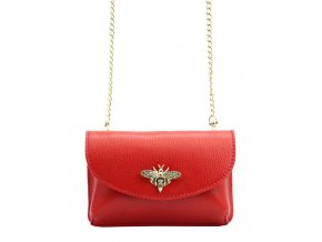 kozena mala crossbody kabelka 20 027 cervena