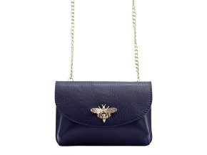 kozena mala crossbody kabelka 20 027 tmave modra