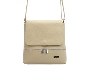 kozena damska crossbody kabelka miamore 01 023 tmava bezova