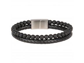 Lobstein & Söhne "Arthur" Men Bracelet black/silver