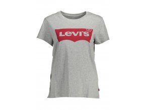 LEVI'S Perfektné Dámske Tričko Krátky Rukáv Šedá