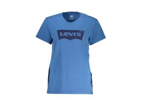 LEVI'S Perfektné Dámske Tričko Krátky Rukáv Modrá