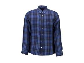 Gant Štýlová Pánska Košeľa Modrá (Veľkosť S, Farba modrá)