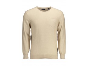 Gant Štýlový Pánsky Pulóver Béžová (Veľkosť S, Farba Bežová)