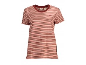 LEVI'S Perfektné Dámske Tričko Krátky Rukáv Červená (Veľkosť 2XS, Farba červená)