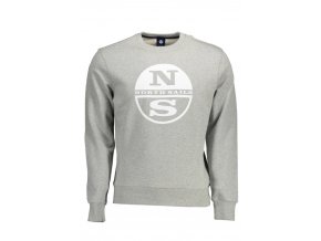 North Sails Perfektná Pánska Mikina Šedá (Veľkosť XL, Farba šedá)