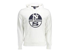 North Sails Perfektná Pánska Mikina Biela (Veľkosť 2XL, Farba Biela)