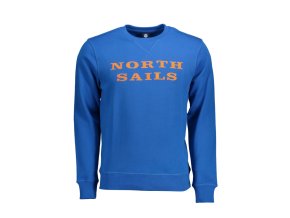 North Sails Perfektná Pánska Mikina Modrá (Veľkosť L, Farba modrá)