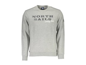 North Sails Perfektná Pánska Mikina Šedá (Veľkosť S, Farba šedá)