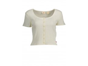 LEVI'S Perfektné Dámske Tričko Krátky Rukáv Biela (Veľkosť M, Farba Biela)