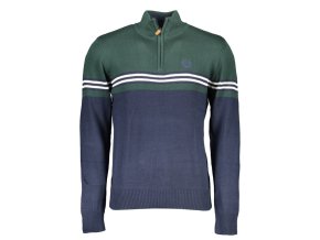 GIAN MARCO VENTURI Štýlový Pánsky Pulóver Modrá (Veľkosť XL, Farba modrá)