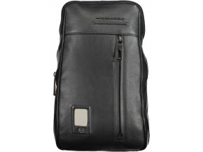 PIQUADRO Praktická Pánska Crossbody Taška Čierna (Veľkosť UNI, Farba čierna)