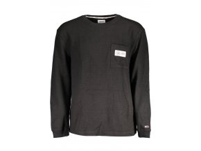 Tommy Hilfiger Štýlový Pánsky Pulóver Čierna (Veľkosť S, Farba čierna)