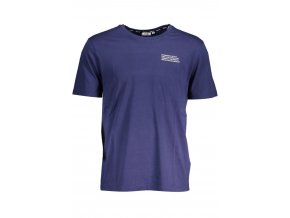 Fila Perfektné Pánske Tričko Krátky Rukáv Modrá (Veľkosť S, Farba modrá)