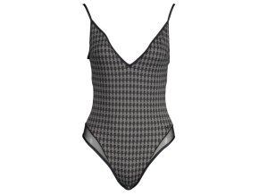 KARL LAGERFELD BEACHWEAR Perfektné Dámske Jednodielne Plavky Čierna (Veľkosť XS, Farba čierna)