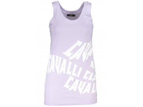 CAVALLI CLASS Perfektný Dámsky Top Viola (Veľkosť S, Farba fialová)