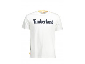 Timberland Perfektné Pánske Tričko Krátky Rukáv Biela