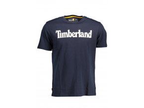 Timberland Perfektné Pánske Tričko Krátky Rukáv Modrá