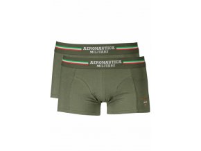 Aeronautica Militare Pánske Boxerky 2 Pack Zelené (Veľkosť M)