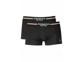 Aeronautica Militare Pánske Boxerky 2 Pack Čierne