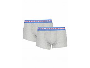 NORTH SAILS Pánske Boxerky 2Pack Šedé