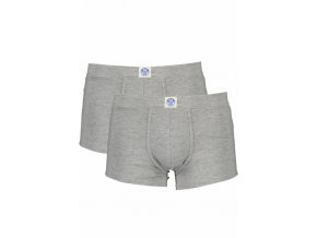 NORTH SAILS Pánske Boxerky Klasik 2 Pack Šedé (Veľkosť M, Farba Šedá)