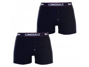 Lonsdale Prémiové Pánske Boxerky Balenie 2ks Modré