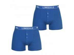 Lonsdale Prémiové Pánske Boxerky Balenie 2ks Svetlo Modré