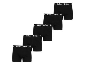 Lee Cooper Prémiové Pánske Boxerky Balenie 5ks čierna (Veľkosť S, Farba čierna)