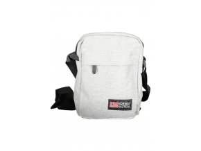 NORWAY 1963 Praktická Pánska Crossbody Taška Šedá (Veľkosť UNI, Farba šedá)