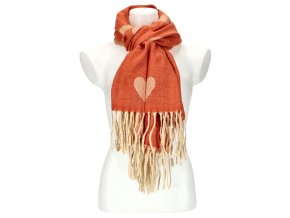 zimni damska sala hw59092 oranzova
