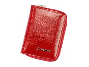 Lorenti Kožená červená malá dámska peňaženka RFID