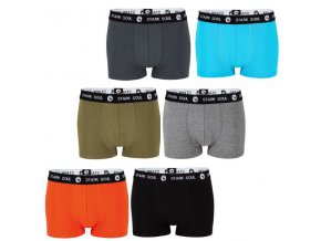Stark Soul® Prémiové Pánske Boxerky bez bočných švov set 6 kusov mix farieb (Veľkosť M, Farba Viacfarebná)