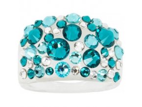 Prsten LEVIEN BY SWAROVSKI Bubble BLUE ZIRCON RBB50BZI