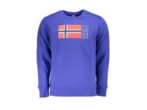 NORWAY 1963 Perfektná Pánska Mikina Modrá